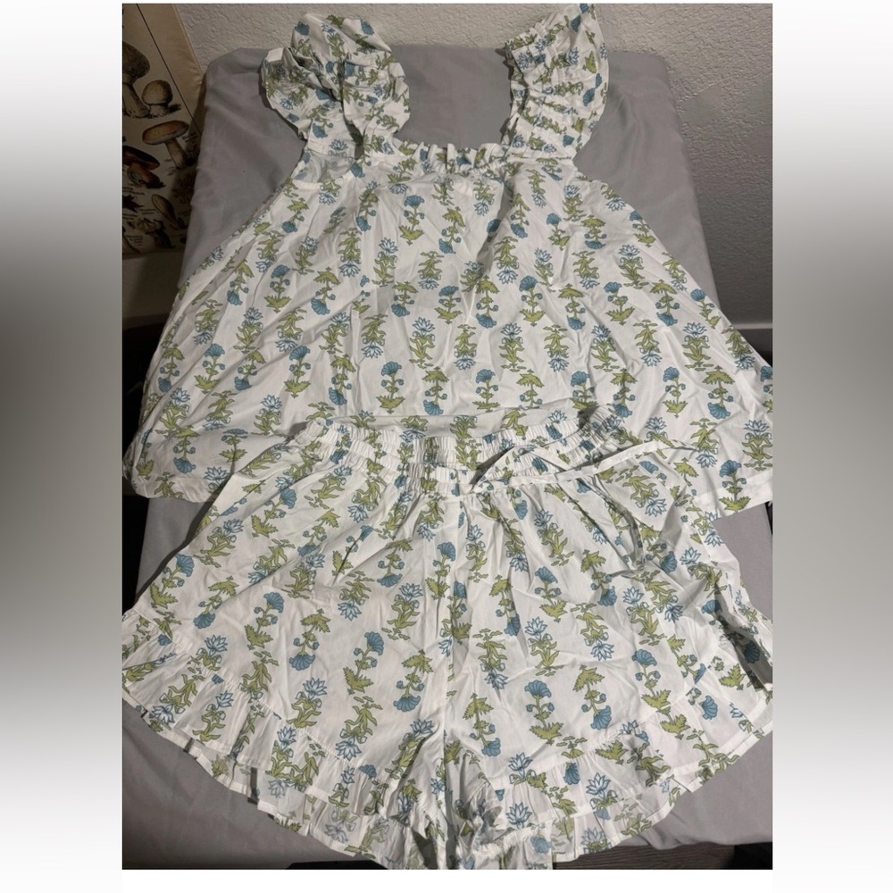 Floral Print Pajama Set